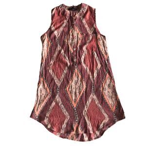 About A Girl Diamond Pattern Tank Top Size XS